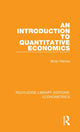 Book cover of: Introduction to Quantitative Economics. By: Brian Haines