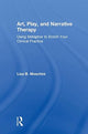 Book cover of: Art, Play, and Narrative Therapy. By: Lisa B. Moschini