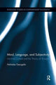 Book cover of: Mind, Language and Subjectivity. By: Nicholas Georgalis
