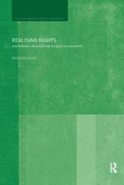 Book cover of: Realising Rights. By: Mathew Davies
