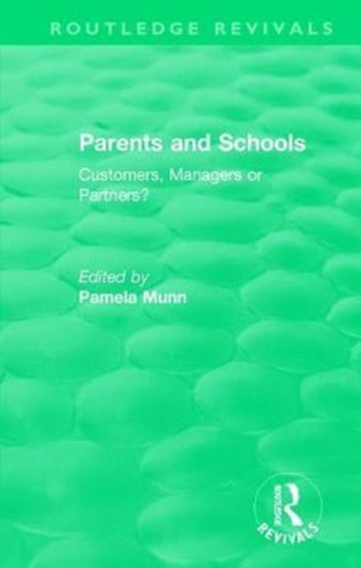 Book cover of: Parents and Schools (1993). By: Pamela Munn