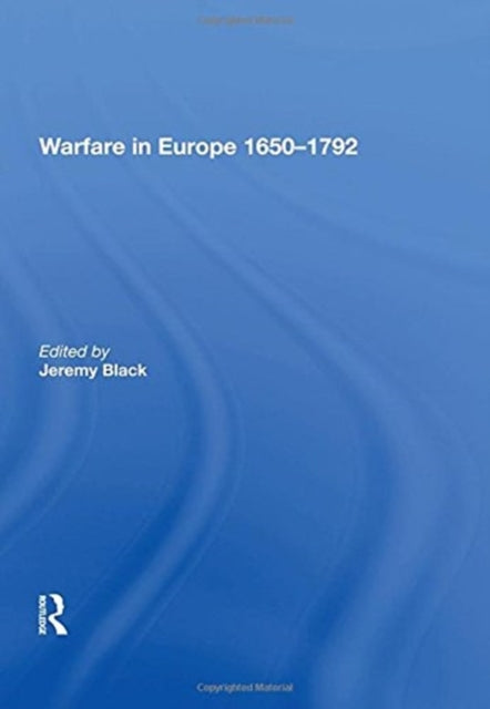 Book cover of: Warfare in Europe 1650?1792. By: Jeremy Black
