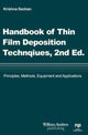 Book cover of: Handbook of Thin Film Deposition Techniques Principles, Methods, Equipment and Applications, Second Editon. By: Krishna Seshan