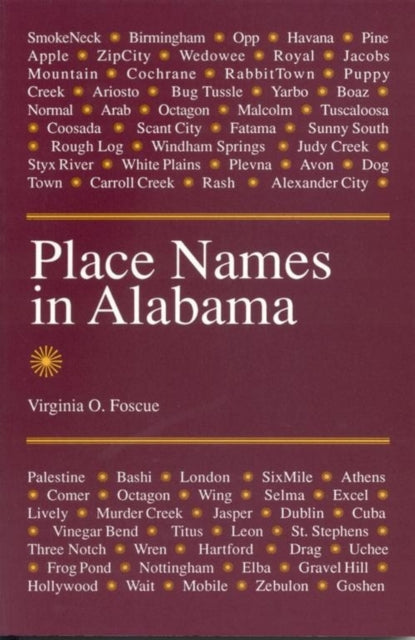 Book cover of: Place Names in Alabama