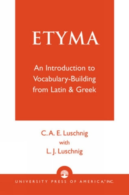 Book cover of: ETYMA. By: Luschnig L. J.