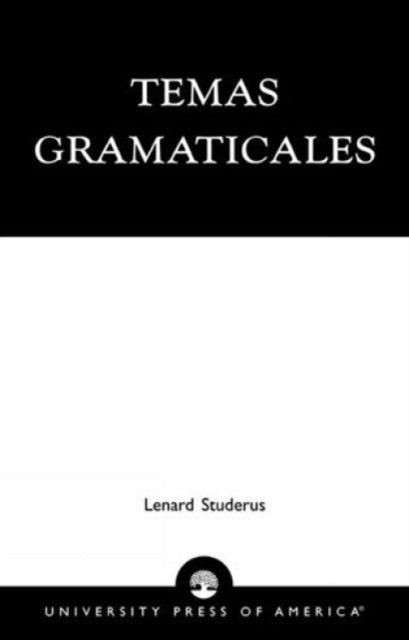 Book cover of: Temas Gramaticales