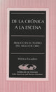 Book cover of: De la Cronica a la Escena. By: Monica Escudero