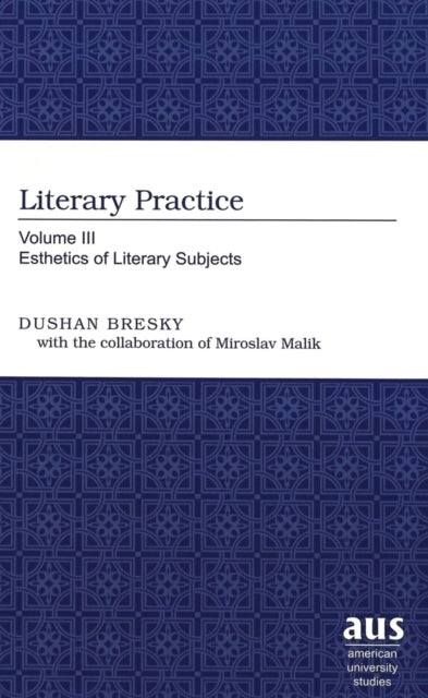 Book cover of: Literary Practice