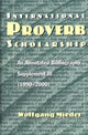 Book cover of: International Proverb Scholarship. By: Wolfgang Mieder