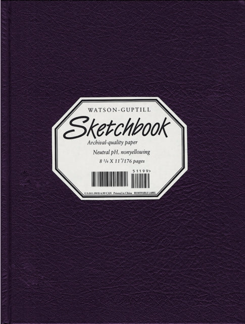 Book cover of: Large Sketchbook (Blackberry). By: Watson Guptill Publications