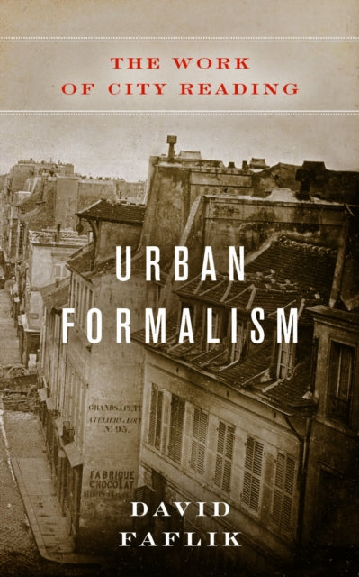 Book cover of: Urban Formalism. By: David Faflik