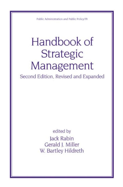 Handbook of Strategic Management