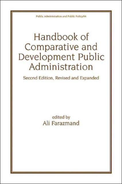 Handbook of Comparative and Development Public Administration