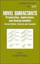 Book cover of: Novel Surfactants. By: Krister Holmberg