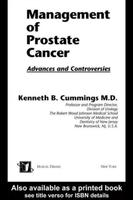 Book cover of: Management of Prostate Cancer. By: Kenneth B. Cummings