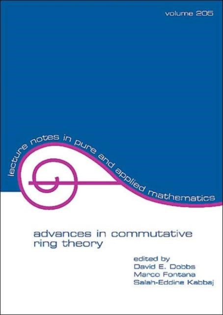 Book cover of: Advances in Commutative Ring Theory. By: David Dobbs