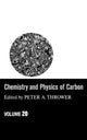 Book cover of: Chemistry & Physics of Carbon. By: Peter A. Thrower