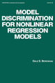 Book cover of: Model Discrimination for Nonlinear Regression Models