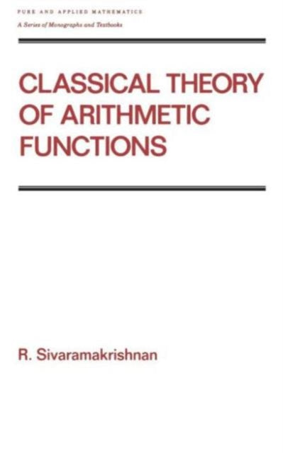Classical Theory of Arithmetic Functions