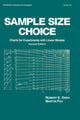 Book cover of: Sample Size Choice