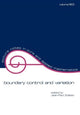 Book cover of: Boundary Control and Variation