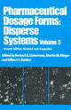 Book cover of: Pharmaceutical Dosage Forms. By: Herbert Lieberman