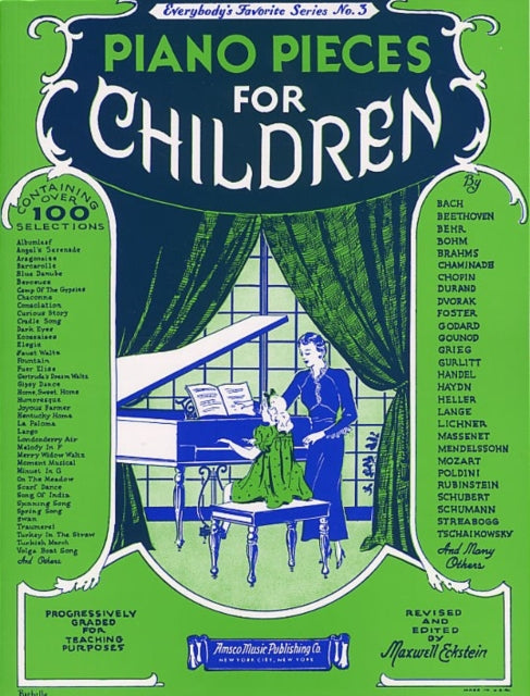 Book cover of: Piano Pieces For Children (EFS 3)