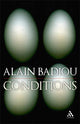 Book cover of: Conditions. By: Alain Badiou