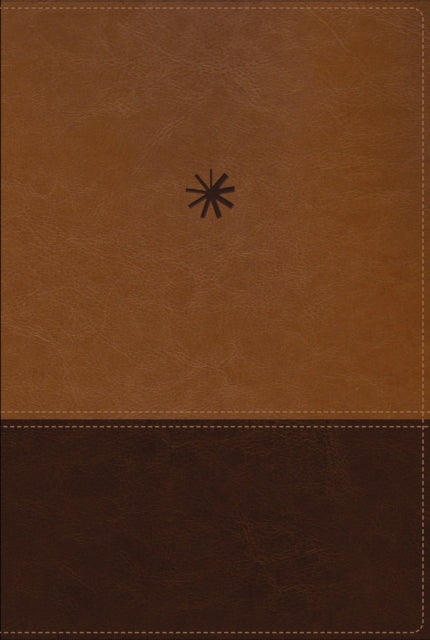 NBLA, Biblia Cronologica de Estudio, Interior a cuatro colores, Leathersoft, dos tonos cafe, Comfort Print
