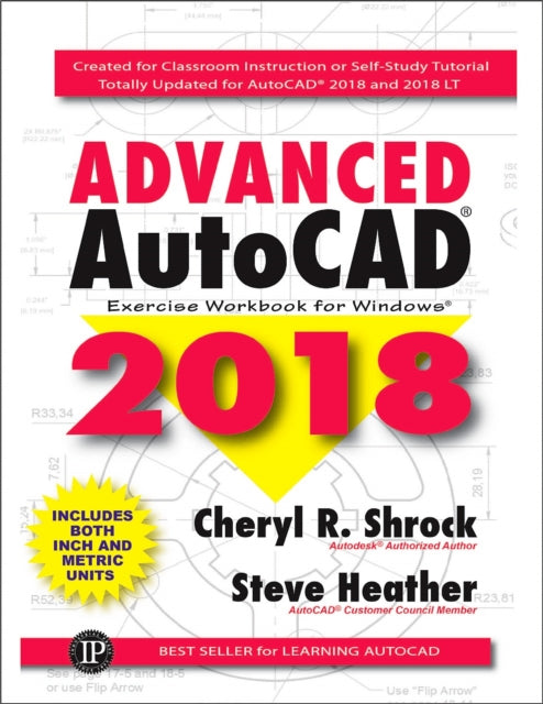 Book cover of: Advanced AutoCAD® 2018. By: Cheryl R. Shrock
