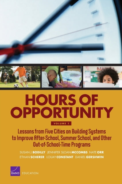 Book cover of: Hours of Opportunity, Volume 1. By: Susan J. Bodilly