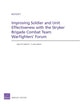 Book cover of: Improving Soldier and Unit Effectiveness with the Stryker Brigade Combat Team Warfighters' Forum. By: Bryan W. Hallmark