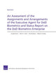Book cover of: Assessment of the Assignments and Arrangements of the Executive Agent for DOD Biometrics and Status Report on the DOD Biometrics Enterprise. By: Douglas Shontz