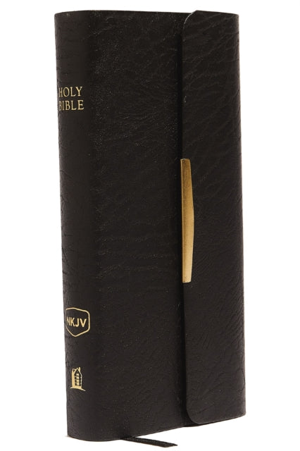 Book cover of: NKJV, Checkbook Bible, Compact, Bonded Leather, Black, Wallet Style, Red Letter