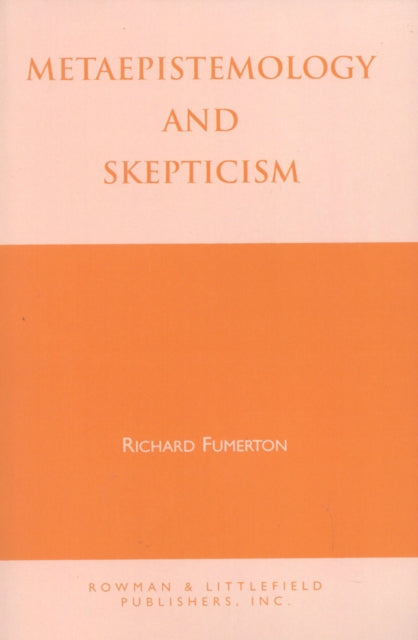 Book cover of: Metaepistemology and Skepticism