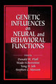 Book cover of: Genetic Influences on Neural and Behavioral Functions