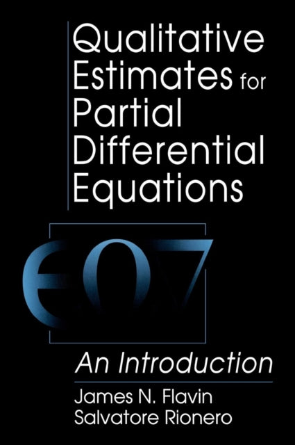 Book cover of: Qualitative Estimates For Partial Differential Equations. By: J N Flavin