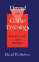 Book cover of: Dermal and Ocular Toxicology