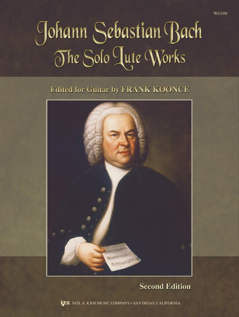 Book cover of: Bach Solo Lute Works for Guitar. By: Frank Koonce