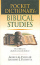 Book cover of: Pocket dictionary of Biblical studies