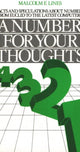 Book cover of: Number for your Thoughts. By: Lines  M E
