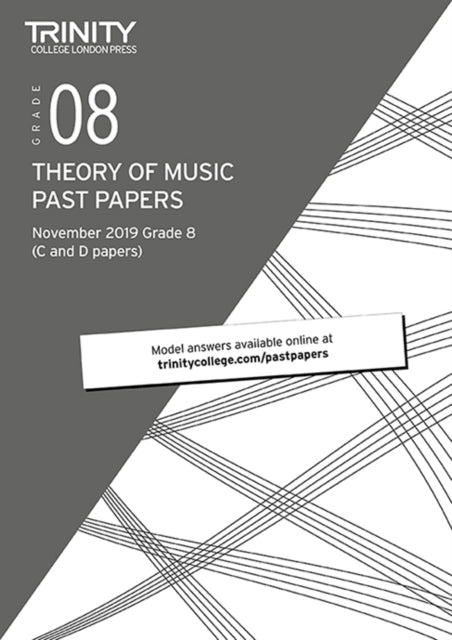 Book cover of: Trinity College London Theory Past Papers Nov 2019: Grade 8. By: Trinity College London