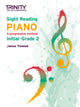 Book cover of: Trinity College London Sight Reading Piano: Initial-Grade 2. By: James Treweek