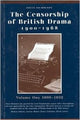 Book cover of: Censorship of British Drama 1900-1968 Volume 1