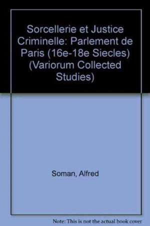Sorcellerie et justice criminelle