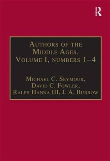 Book cover of: Authors of the Middle Ages. Volume I, Nos 1–4. By: M. C. Seymour