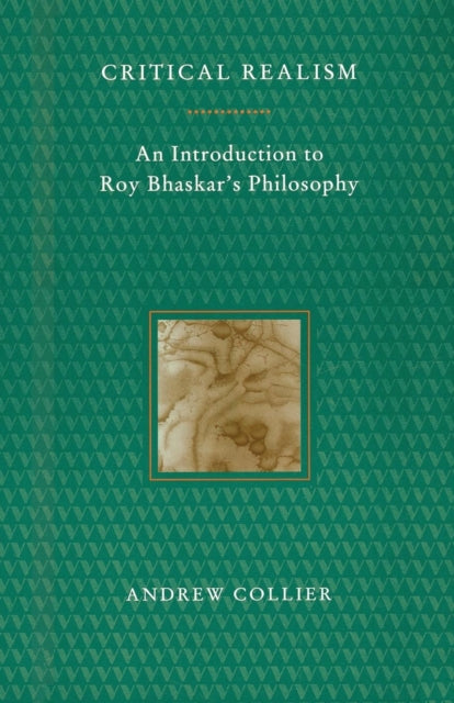 Book cover of: Critical Realism