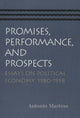 Book cover of: Promises, Performance, & Prospects. By: Antonio Martino