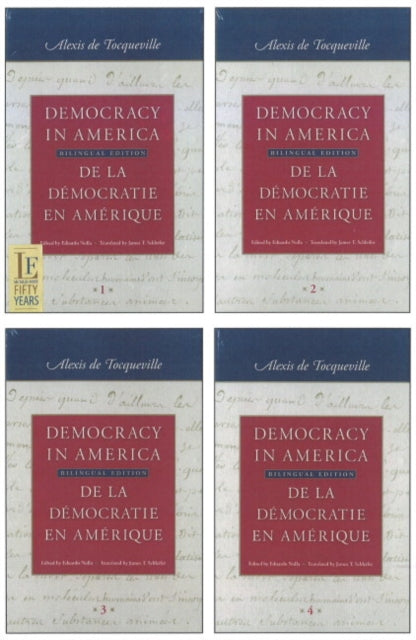 Book cover of: Democracy in America: 4-Volume Set. By: Alexis de Tocqueville