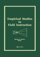 Book cover of: Empirical Studies in Field Instruction